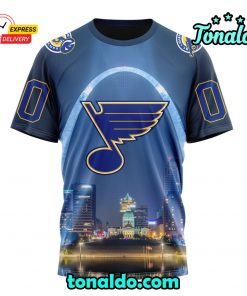 NHL St Louis Blues Special Design With Gateway Arch