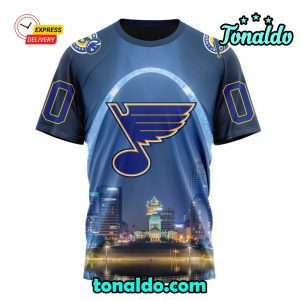 NHL St Louis Blues Special Design With Gateway Arch