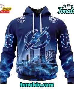 NHL Tampa Bay Lightning Special Design With Thunderstorms