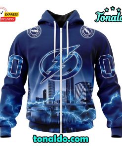 NHL Tampa Bay Lightning Special Design With Thunderstorms Hoodie