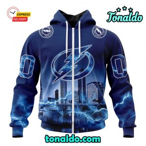 NHL Tampa Bay Lightning Special Design With Thunderstorms