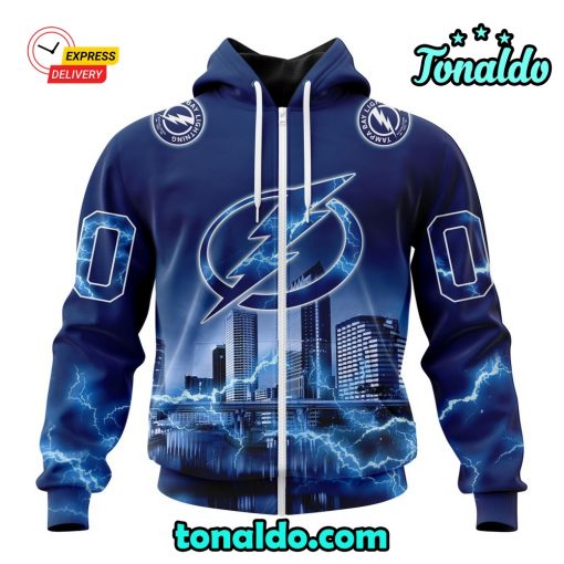 NHL Tampa Bay Lightning Special Design With Thunderstorms Hoodie