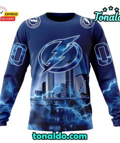 NHL Tampa Bay Lightning Special Design With Thunderstorms