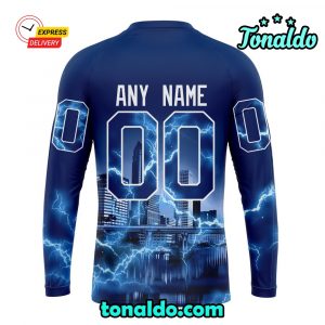 NHL Tampa Bay Lightning Special Design With Thunderstorms