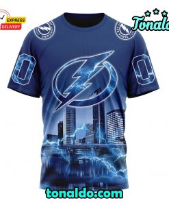 NHL Tampa Bay Lightning Special Design With Thunderstorms