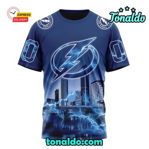 NHL Tampa Bay Lightning Special Design With Thunderstorms