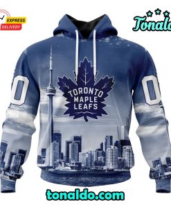 NHL Toronto Maple Leafs Special Design With CN Tower Hoodie