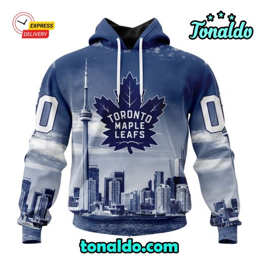 NHL Toronto Maple Leafs Special Design With CN Tower Hoodie