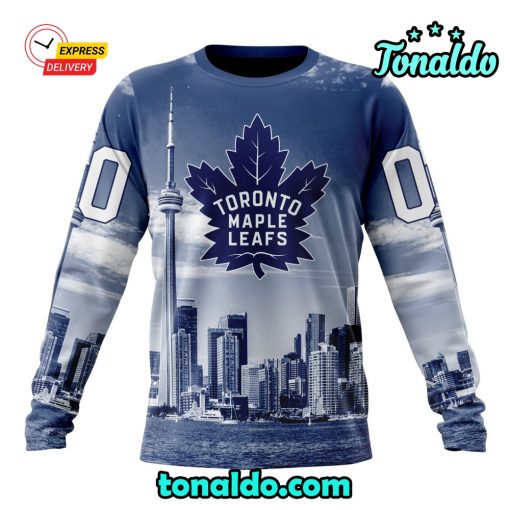 NHL Toronto Maple Leafs Special Design With CN Tower Hoodie