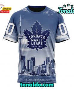 NHL Toronto Maple Leafs Special Design With CN Tower