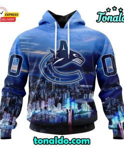 NHL Vancouver Canucks Special Design With City Skyline Hoodie