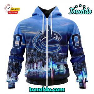 NHL Vancouver Canucks Special Design With City Skyline