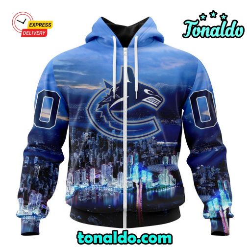 NHL Vancouver Canucks Special Design With City Skyline Hoodie