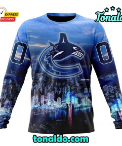 NHL Vancouver Canucks Special Design With City Skyline