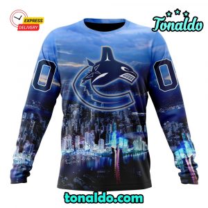 NHL Vancouver Canucks Special Design With City Skyline