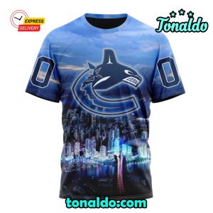 NHL Vancouver Canucks Special Design With City Skyline