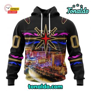 NHL Vegas Golden Knights Special Design With Las Vegas Strip