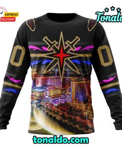 NHL Vegas Golden Knights Special Design With Las Vegas Strip