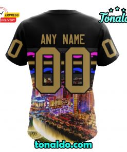 NHL Vegas Golden Knights Special Design With Las Vegas Strip