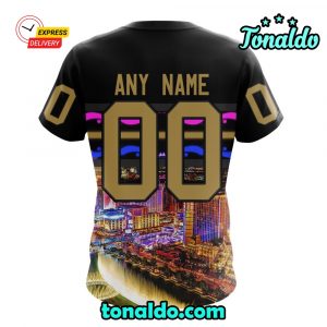 NHL Vegas Golden Knights Special Design With Las Vegas Strip