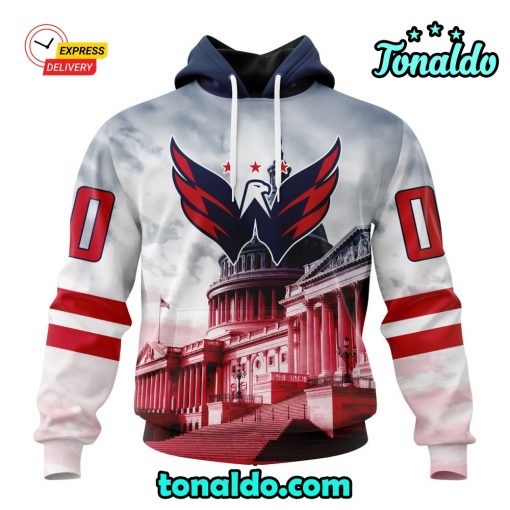 NHL Washington Capitals Special Design With The Capitol Building Hoodie