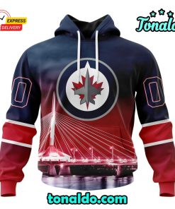 NHL Winnipeg Jets Special Design With Esplanade Riel