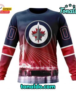 NHL Winnipeg Jets Special Design With Esplanade Riel