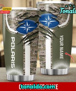 Personalized Name Camo Off Road Stainless Steel Tumbler