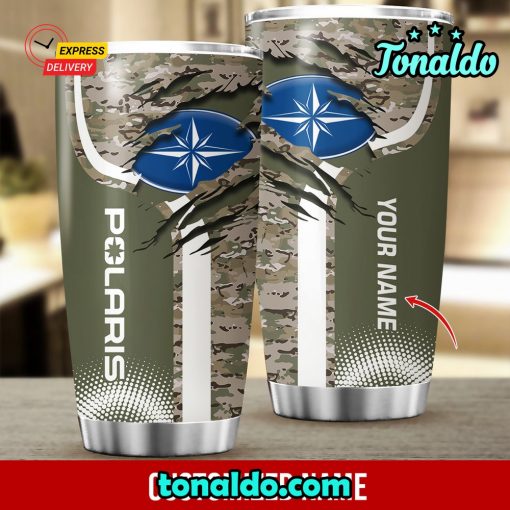 Personalized Name Camo Off Road Stainless Steel Tumbler