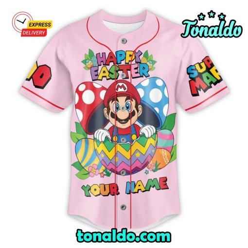 Pink Super Mario Baseball Jersey