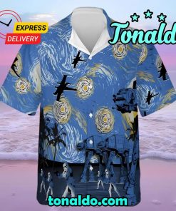 Star Wars x Starry Night Hawaiian Shirt