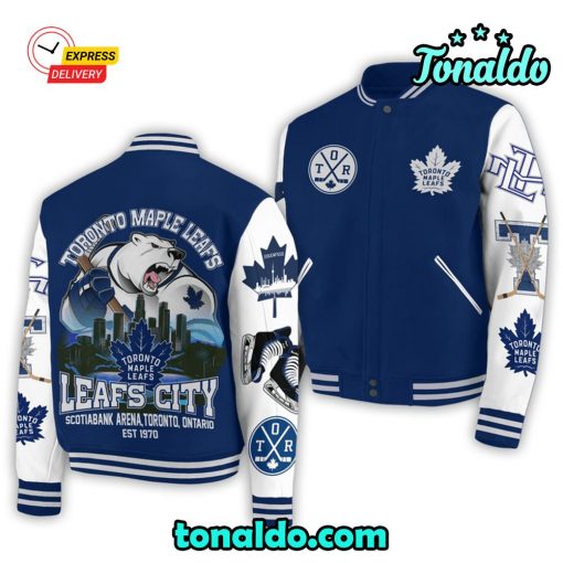 Toronto Maple Leafs City Baseball Jacket