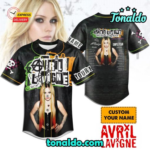 Avril Lavigne Baseball Jersey