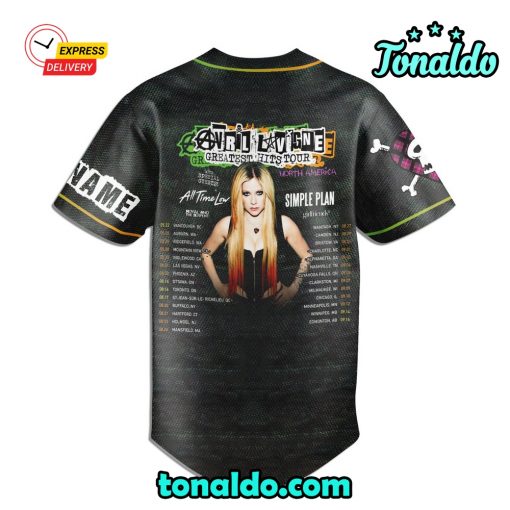 Avril Lavigne Baseball Jersey