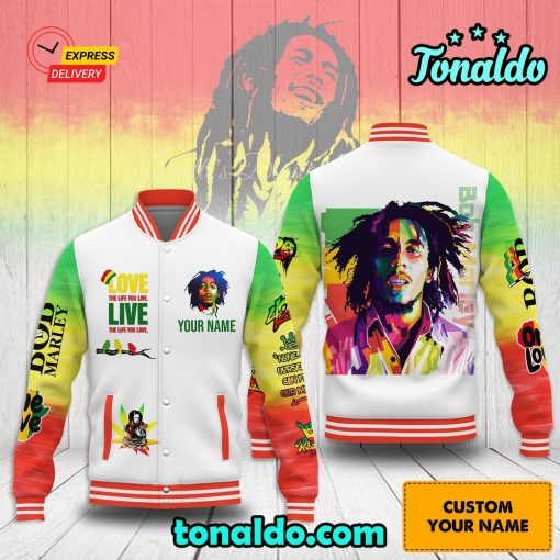 Bob Marley Baseball Jacket