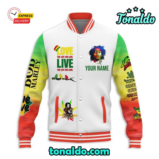 Bob Marley Baseball Jacket