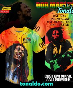 Bob Marley Baseball Jersey