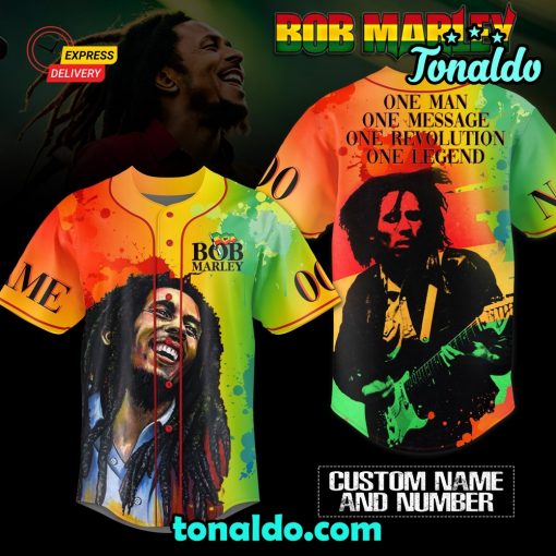 Bob Marley Baseball Jersey