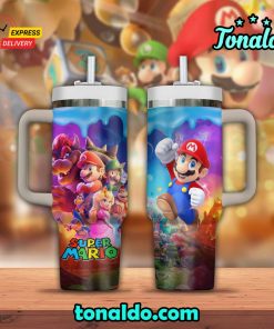 Super Mario 40 Oz Stanley Tumbler