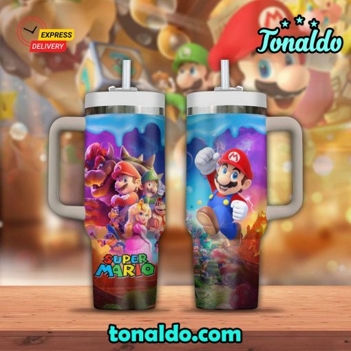 Super Mario 40 Oz Stanley Tumbler