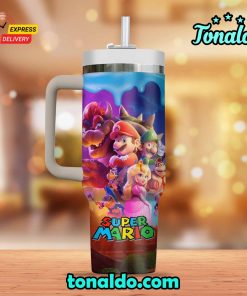 Super Mario 40 Oz Stanley Tumbler