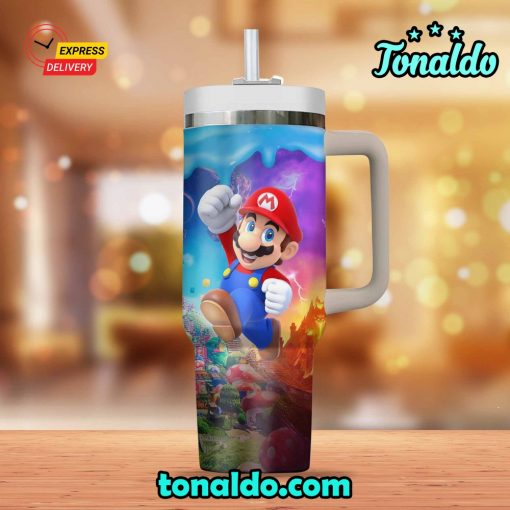 Super Mario 40 Oz Stanley Tumbler